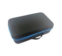 perfk Estuche para herramientas de taladro eléctrico, estuche de transporte de EVA, carcasa rígida, ligero, multifuncional, con asa, bolsa de almacenamiento, Cremallera Azul