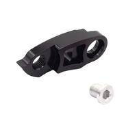 perfk Extensores de patilla de Cambio de Bicicleta Adaptador de extensión de desviador Trasero Adaptador de Pieza de Soporte de Cambio Gancho de Cola de, Negro