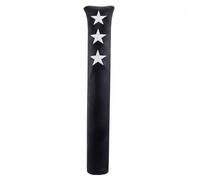 perfk Funda Protectora para Palo de Golf con Cubierta de Bastón Diseño Bordado de Estrella Protección Antigolpes Forro Suave Adecuada para Práctica, Negro
