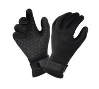 perfk Guantes de Buceo, Guantes de Neopreno de 3 mm, protección para Las, cálidos de Cinco Dedos, de para Nadar y Surfear para Hombres.