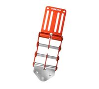 perfk Hebilla de cinturón de herramientas de liberación rápida con clip de cadena ajustable, eje de acero inoxidable para electricistas, resistente y, Rojo
