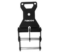 perfk Hebilla de liberación rápida para cinturón portaherramientas, compatible con riñoneras. Cierre seguro, profesional y robusto. Pivote de acero, Negro