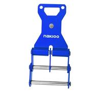 perfk Hebilla para cinturón de herramientas, clip para cinturón, cierre multifuncional resistente de aleación de aluminio para contratistas, Azul 60 Mm