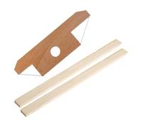 perfk Herramienta para Cortar Arcilla en ángulo, Herramienta para Recortar Arcilla en ángulo para cerámica, Cortador de Bisel de Alambre con Mango de Madera