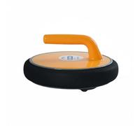perfk Indoor Ball Piedra Deslizante Interior Disco Juego Desafío Estratégico para Fortalecer Vínculos Adecuado para Reuniones Familiares en Oficina Juegos, Amarillo, 180MM