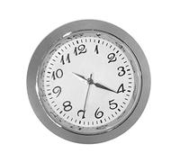 perfk Inserto de Reloj de 1-7/16 Pulgadas (36 mm) con números Negros, Reloj con Ajuste de Movimiento, Mini Reloj de Metal para el hogar, Escuela, Pieza de, argén
