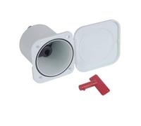 perfk Interruptor de Eléctrica Cortacorriente Aislador Desconectador Seccionador con Llave Extraíble y Cubierta con de Polipropileno y Bornes de Cobre