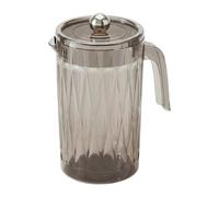 perfk Jarra Agua, Jarra Zumo con asa, Transparente, para Agua fría o Caliente, té, Zumo, Leche, picnics, Gris