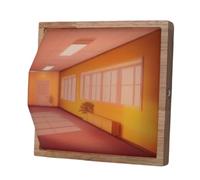 perfk Lámpara de ambiente con luz nocturna visual 3D, regalo de inauguración de la casa, arte, artesanía, USB, enchufar y usar, lámpara de, Corredor
