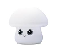 perfk Lámpara de noche con forma de seta para niños, lámpara LED de noche con atenuación USB, mesita de noche para lactancia, escritorio, dormitorio y hogar