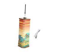 perfk Lámpara de noche LED plegable con luz de ambiente, adorno plegable, novedoso, lámpara de escritorio romántica para el hogar, mesita de noche,