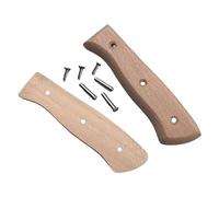 perfk Mango de Cuchillo de Madera, Cortador de Cocina, Agarre, Suministro Artesanal, Cuchillo portátil para Cortar Huesos, Mango para Comedor, hogar,