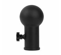 perfk Manguito Esférico Barra Fitness Rotacional Adaptador Brazo Accesorio Giratorio Mejora Estabilidad Compatible con Barra 50mm Adecuado para, Negro, Material De Hierro