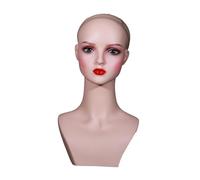 perfk Mannequin Head Display stand liviano Manikin Head Buste Modelo de soporte de soporte para el estilo de estilo de bufanda en casa