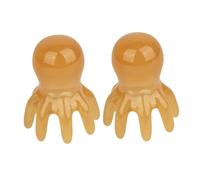 perfk Masajeador de cuero cabelludo con forma de pulpo, peine masajeador de cabeza, relajación facial, facial multiusos de mano para oficina y apartamento, S