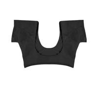 perfk Mujeres de chaleco de sudor en la axila, camisa de axila a prueba de sudor al aire libre al aire libre almohadilla para almohadillas para la altura de, Black M