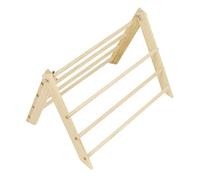 perfk Pollito Percha Juguete Patio Trasero Pollito Perca Barra de Rompecabezas de Madera de Madera Soporte de pájaro Soporte de Madera de Pollo para