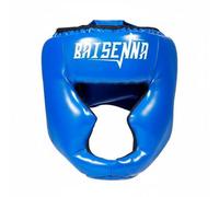 perfk Protector de Cabeza de Boxeo Casco Entrenamiento Defensa Facial Acolchado Ligero Ergonómico Visión Amplia Adecuado para Adultos y Niños Principiantes Gimnasio Clases Combates, Azul, L