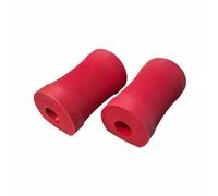 perfk Push Up Support Pad Almohadilla de Core Deportivo Bloque de Espuma NBR Soporte para Muñecas Antideslizante Adecuada para Ejercicios Funcionales y Salud Física en el Hogar , Rojo