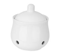 perfk Recipiente para ajos con Tapa, Soporte para ajos, decoración de Cocina, Estilo rústico ventilado, para encimeras, hogar