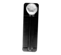 perfk Recortador de papel, herramienta manual para scrapbooking, con punta ondulada y rotación de 360°, para tarjetas, fotos, álbumes de recortes, Negro