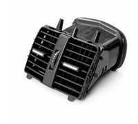 perfk Rejilla Ventilación Trasera para Coche Lujo con Salida Funcional y Aletas Horizontales Ajustables para y Molo B Repuesto Tablero Interior, Negro