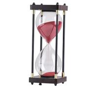 perfk Reloj de Arena con Temporizador de 30 Minutos, Reloj de Arena portátil, Reloj de Arena, cronómetro, Adorno, Juego, Festival, Cocina y habitación, Rojo