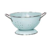 perfk Retro Francesa Drenaje Colador de Bayas Colador de Verduras Decorativo autodrenante multipropósito para encimera Cocina Hogar, Pequeño Verde