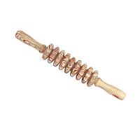 perfk Rodillo de de mano Regalos portátiles de madera multifuncionales Herramienta de manual profesional 9 ruedas para espalda, vientre,