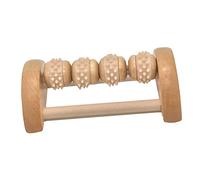 perfk Rodillo masajeador de pies de madera, varita Manual de acupuntura Shiatsu para brazos de muslo, papá, pie hacia atrás