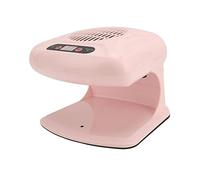perfk Secador de uñas de aire, secador de viento cálido y frío, ventilador de uñas de aire, máquina secadora de uñas, soplador de arte de uñas para salón de, Rosado