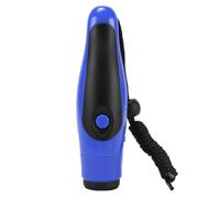 perfk Silbato Electrónico Profesional Silbato Bocina Dispositivo Alarma Portátil 125 Apertura Frontal Modos y Botón Único con Cordón y Funda Adecuado para, Azul