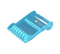perfk Soporte para tijeras de peluquería, organizador profesional, caja de almacenamiento para tijeras, expositor para tijeras de corte de pelo para, Azul Claro