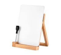 perfk Tablero de mensajes de escritorio, letrero de notas de escritorio, pizarra pequeña borrable en, suministros de escritura y dibujo para, Blanco