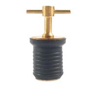 perfk Tapón de Drenaje Marino de instalación rápida con tapón de Goma a presión para embarcaciones Marinas, 1inch