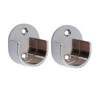 perfk Terminales de Barra de Cortina de 1.3 Pulgadas, Extremos de Tratamiento de Ventana para Cortinas, Apagones, 25mm