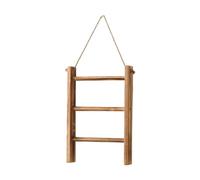 perfk Toalleros de Madera, toallero de Mano, Soporte para baño, estantes de Pared, pequeño, de 3 Niveles, Escalera para baño, Sala de Estar, Puerta, Madera Vieja