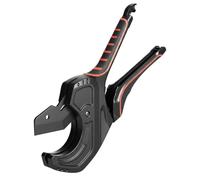 perfk Tubo Industrial Utensilio Corte Tuberías Plástico Acero SK5 Empuñadura Ergonómica Capa Resistente Adecuado para Instalaciones Trabajos Mecánicos, 75MM