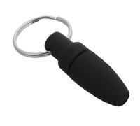 Perforador de Cigarros Llavero, Negro, Acero Inoxidable | Diseño Portátil y Ligero, para Viaje y Uso Exterior, Incluye Anilla para Llevarlo Siempre a Mano