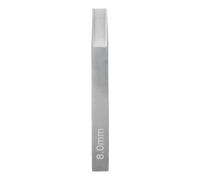 Perforador de ranuras de acero aleado duradero para tejido a mano, kit de herramientas artesanales para cortar cuero, perforador de ranuras de precisión para trabajos en cuero con (8,0 mm)