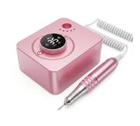 Perforador de uñas inalámbrico Pro 35000 RPM | E-File portátil de salón para el hogar de bajo ruido | Batería 8H + Bits de cambio rápido | Kit de eliminación de gel de acrílico y cuidado de las cutícu