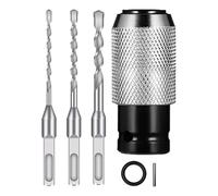 Perforador Rotativo | Adaptador De Herramienta De Larga Duración | Adaptador Para Rotativo | Para Hombres Mujeres Hogar Interior Exterior Reparación Instalación Garaje Trabajo