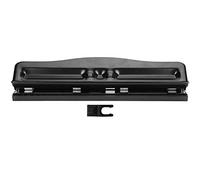 Perforadora ajustable de 4 orificios, herramienta de perforación de orificios de papel, máquinas perforadoras de papel universales para el hogar de oficina manual, perforadora con capacidad para 10 ho