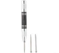 Perforadora central automática con resorte ajustable con 2 agujas de metal para marcas de perforación precisas y limpias sin el uso de un martillo