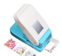 Perforadora Cuadrada 1 Pulgada | Cortador Perforador Papel Cuadrado | Perforadora Para Manualidades Con Agujeros Cuadrados Alta Resistencia | Herramienta De Punzones De Palanca Artesanal