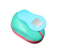 Perforadora cuadrada hecha a mano - Herramienta de corte de metal resistente, herramienta de corte, gran perforador de papel antideslizante, punzón para sellos cuadrados, accesorio para manualidades