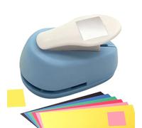 Perforadora cuadrada para manualidades, herramienta ergonómica para álbumes de recortes, pequeñas perforadoras para tarjetas fotográficas familiares, revistas, proyectos de arte, fiestas en casa, escu