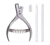 Perforadora De 1 Pieza, 2 Marcadores De Ropa, Perforadora, Perforadora para Probar Pegatinas, Alicates para Hacer Muescas, Hacer Papel Perforado, Perforadora De Un Solo Orificio