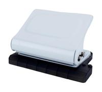 Perforadora de 10 agujeros: Perforadora de papel - Perforadora portátil de 10 anillos para encuadernación con anillos y encuadernación | Máquina de encuadernación de bobinas metálicas, Práctica