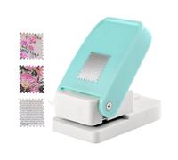 Perforadora De Agujeros Cuadrados - Perforadora Rectangular, Cortadora Sellos Manualidades, Portátil Multifuncional De Alta Resistencia, Para Cartón Scrapbook Sellos Sobres Etiquetas Tarjetas